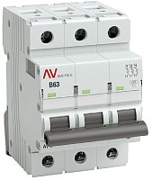 Выключатель автоматический EKF Averes AV-6 3п 63А B 6кА